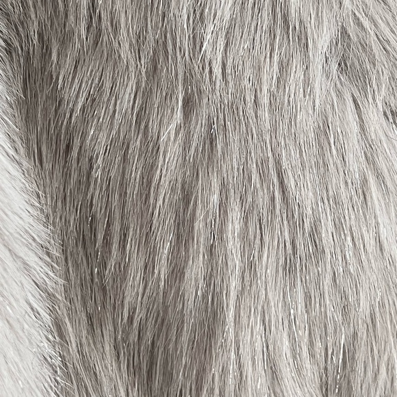 Apparis Gray Teddy Jacket Plush Faux Fur - Picture 7 of 11